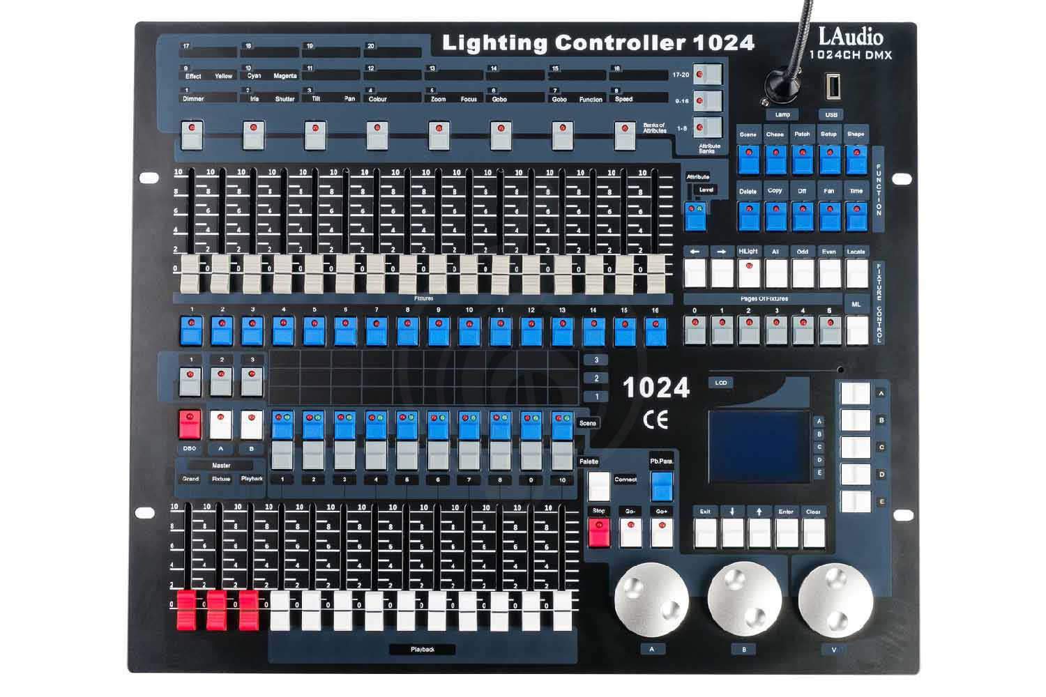 Пульт и контроллер DMX Laudio 1024CH-dmx - DMX-контроллер, LAudio 1024CH-dmx в магазине Доминанта мьюзик - фото 7