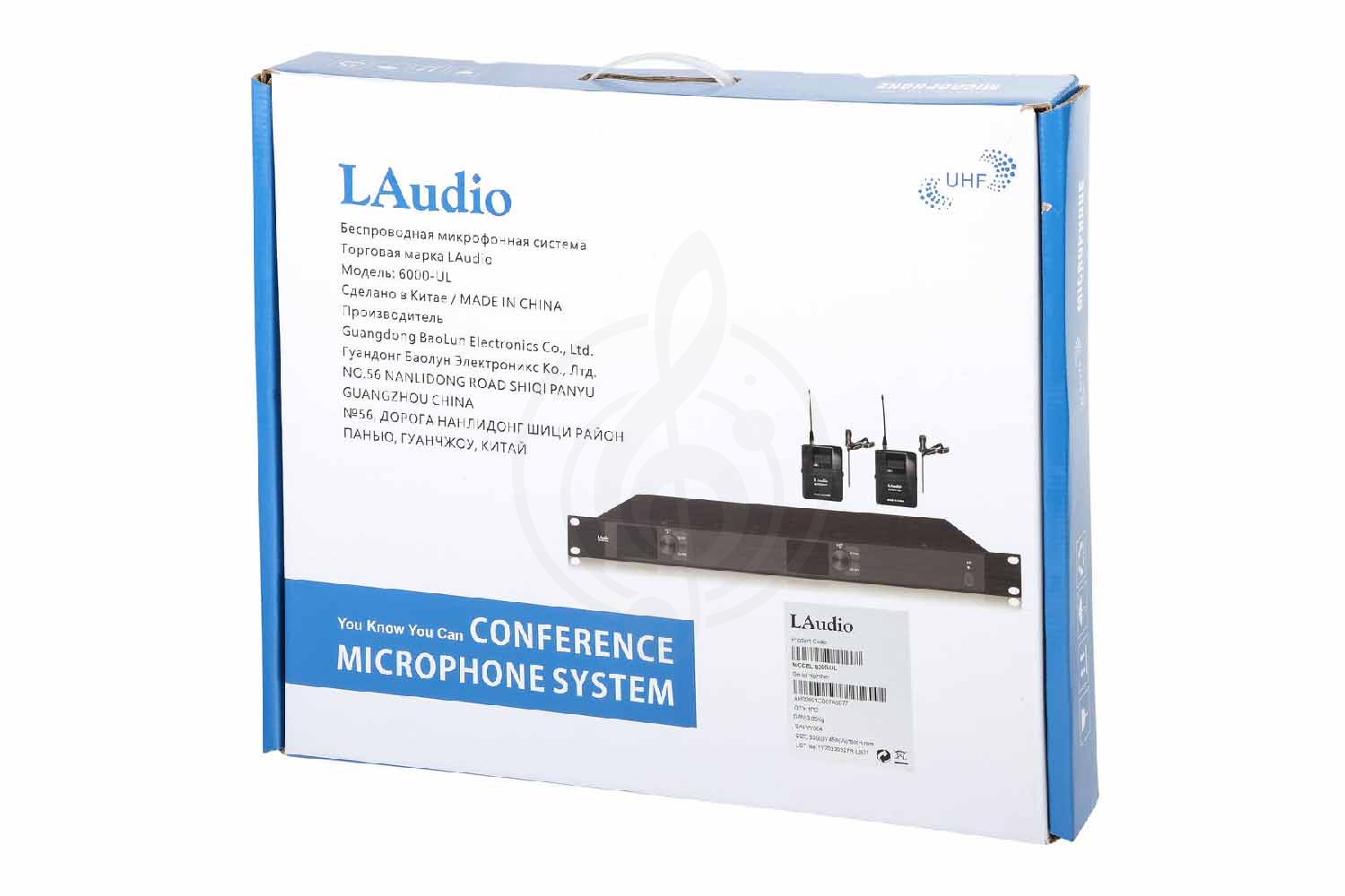 Радиосистема с петличным микрофоном LAudio 6000-UL - Радиосистема, LAudio 6000-UL в магазине Доминанта мьюзик - фото 3