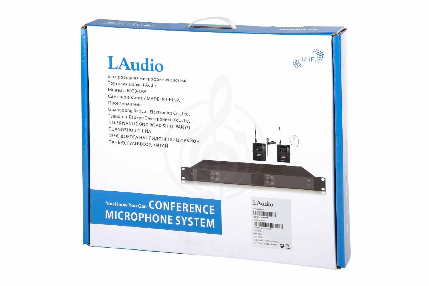 Радиосистема с головным микрофоном LAudio 6000-UW - Радиосистема, LAudio 6000-UW в магазине Доминанта мьюзик - фото 2