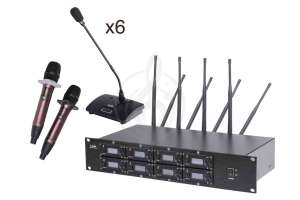 Изображение Беспроводная конференц-система LAudio 8000C-6D2H