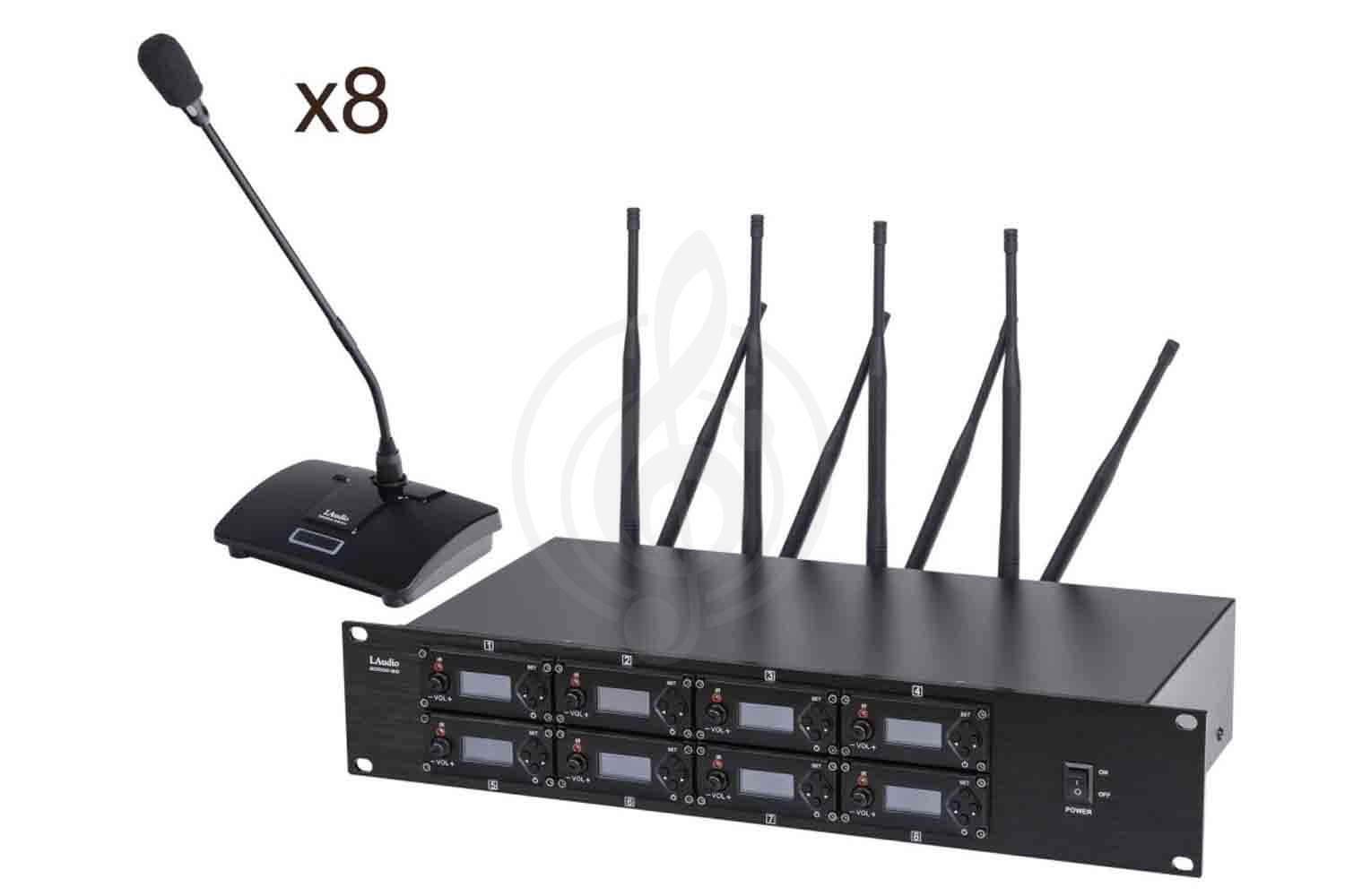 Беспроводная конференц-система LAudio 8000C-8D - Беспроводная конференц-система, LAudio 8000C-8D в магазине Доминанта мьюзик - фото 1