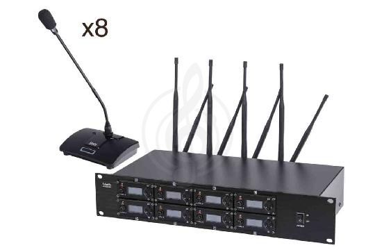 Беспроводная конференц-система LAudio 8000C-8D - Беспроводная конференц-система, LAudio 8000C-8D в магазине Доминанта мьюзик - фото 1