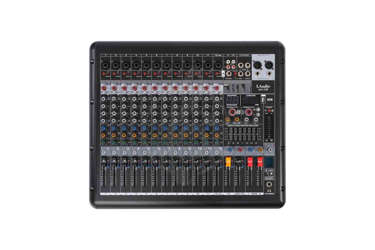 Аналоговый микшер LAudio AG-12P - Активный Микшерный пульт, 12 каналов, LAudio AG-12P в магазине Доминанта мьюзик - фото 1