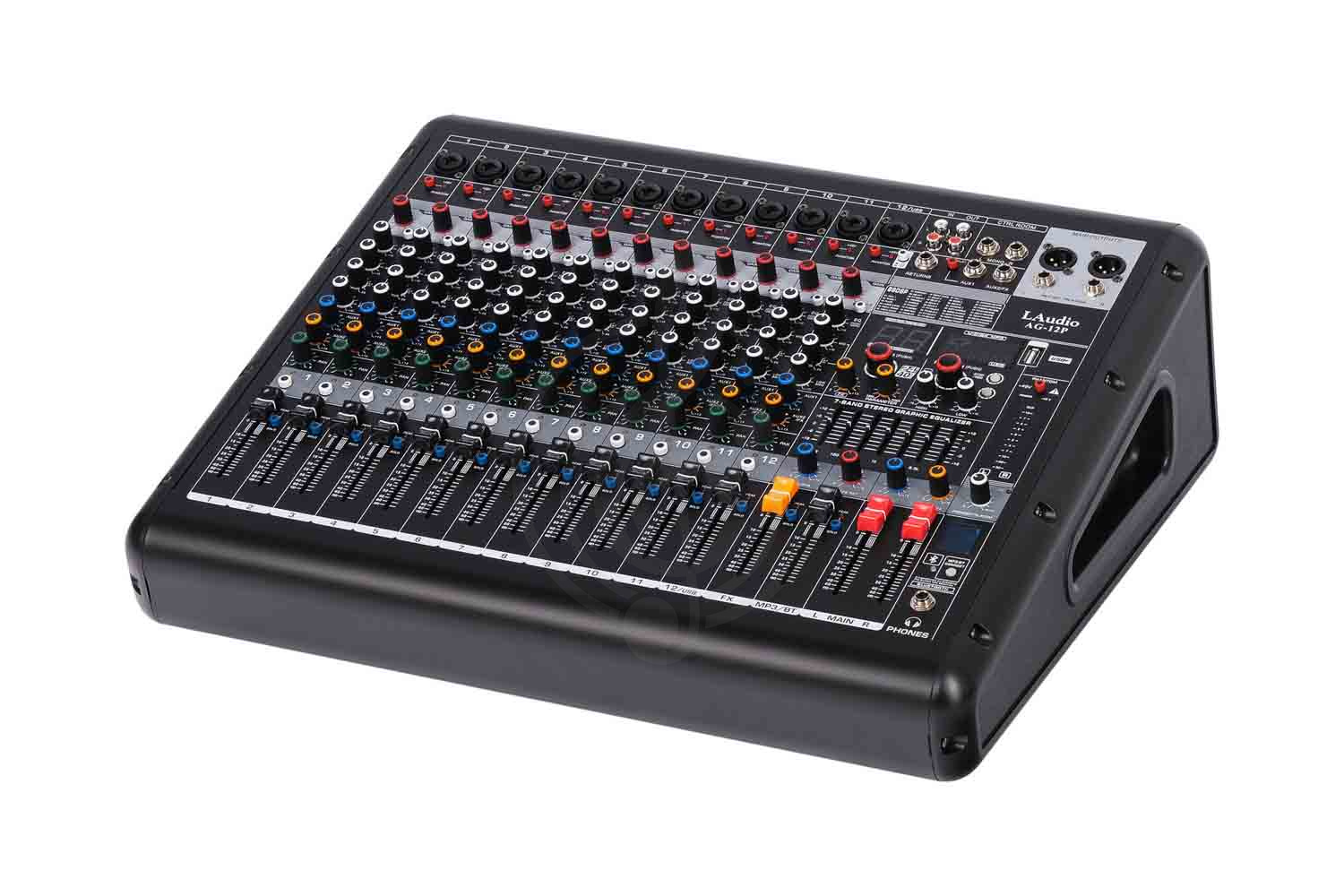 Аналоговый микшер LAudio AG-12P - Активный Микшерный пульт, 12 каналов, LAudio AG-12P в магазине Доминанта мьюзик - фото 5