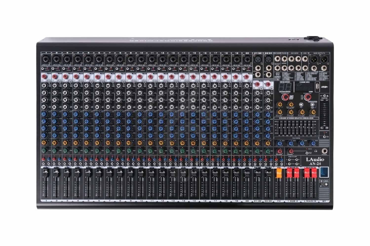 Аналоговый микшер LAudio AN-24 - Микшерный пульт, LAudio AN-24 в магазине Доминанта мьюзик - фото 1