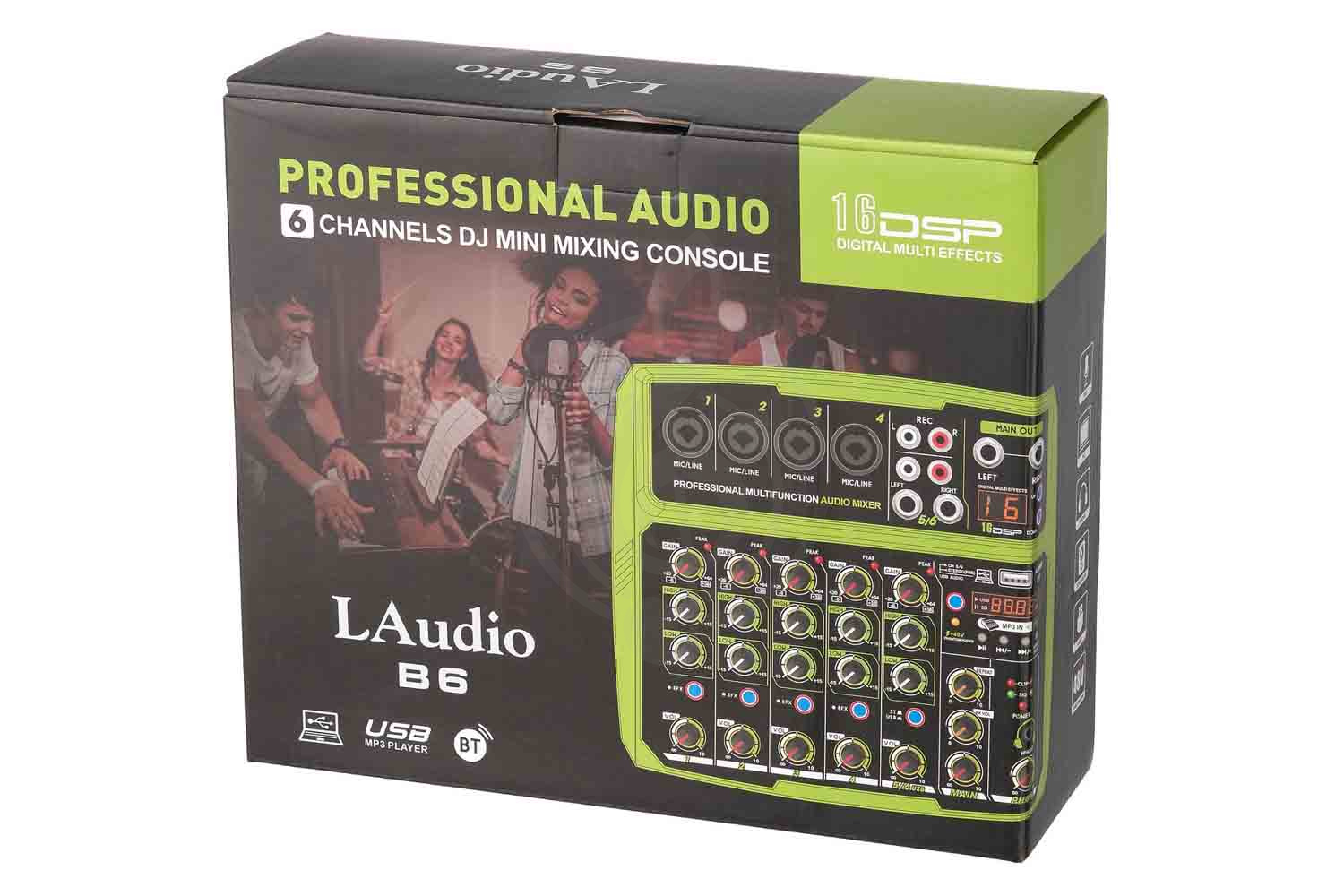 Аналоговый микшер LAudio B6 - Микшерный пульт, 6 каналов, LAudio B6 в магазине DominantaMusic - фото 4