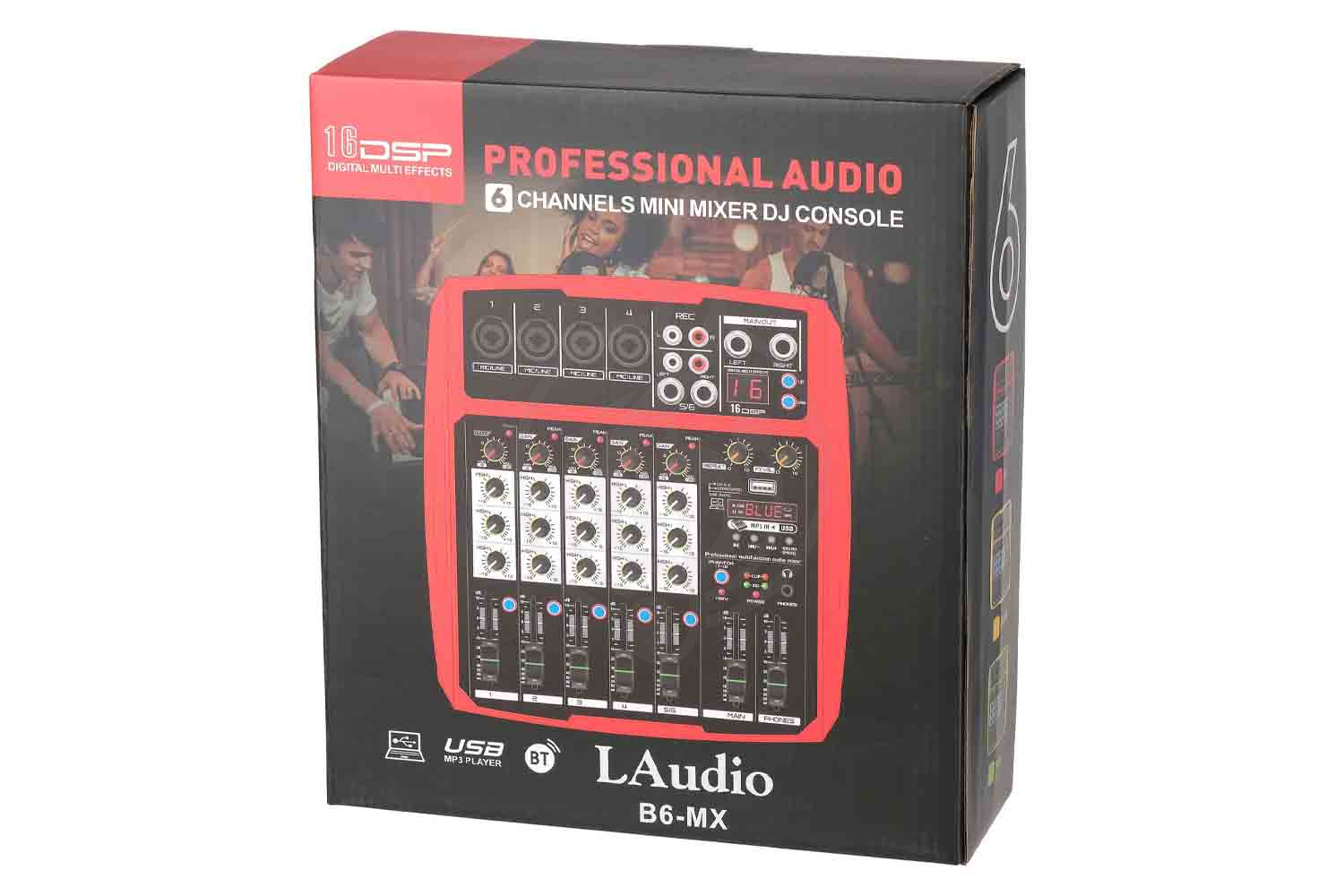 Аналоговый микшер LAudio B6-MX - Микшерный пульт, 6 каналов, LAudio B6-MX в магазине DominantaMusic - фото 5