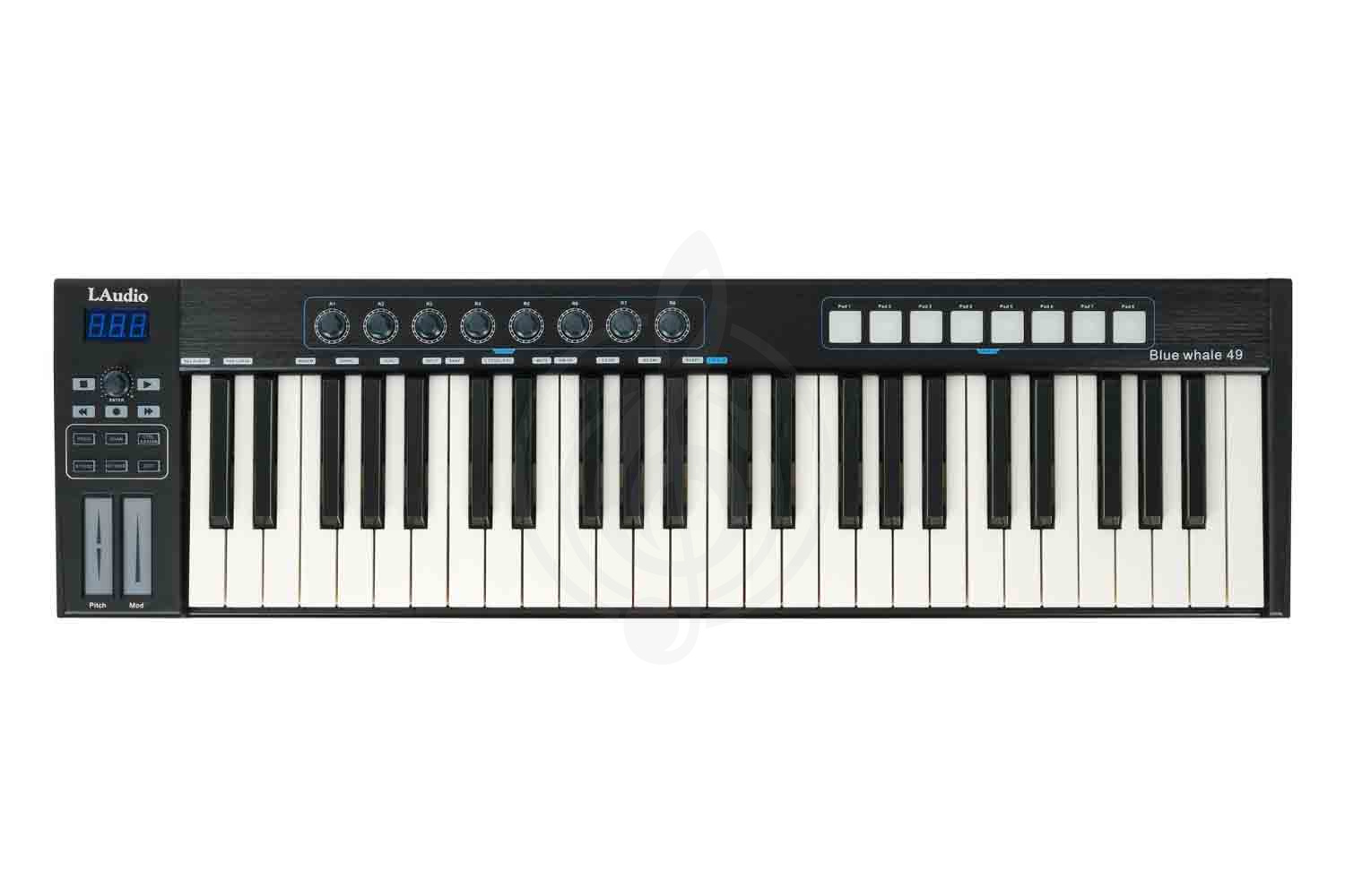 MIDI-контроллер LAudio BLUE-WHALE49 - MIDI-контроллер, 49 клавиш, LAudio BLUE-WHALE49 в магазине Доминанта мьюзик - фото 6