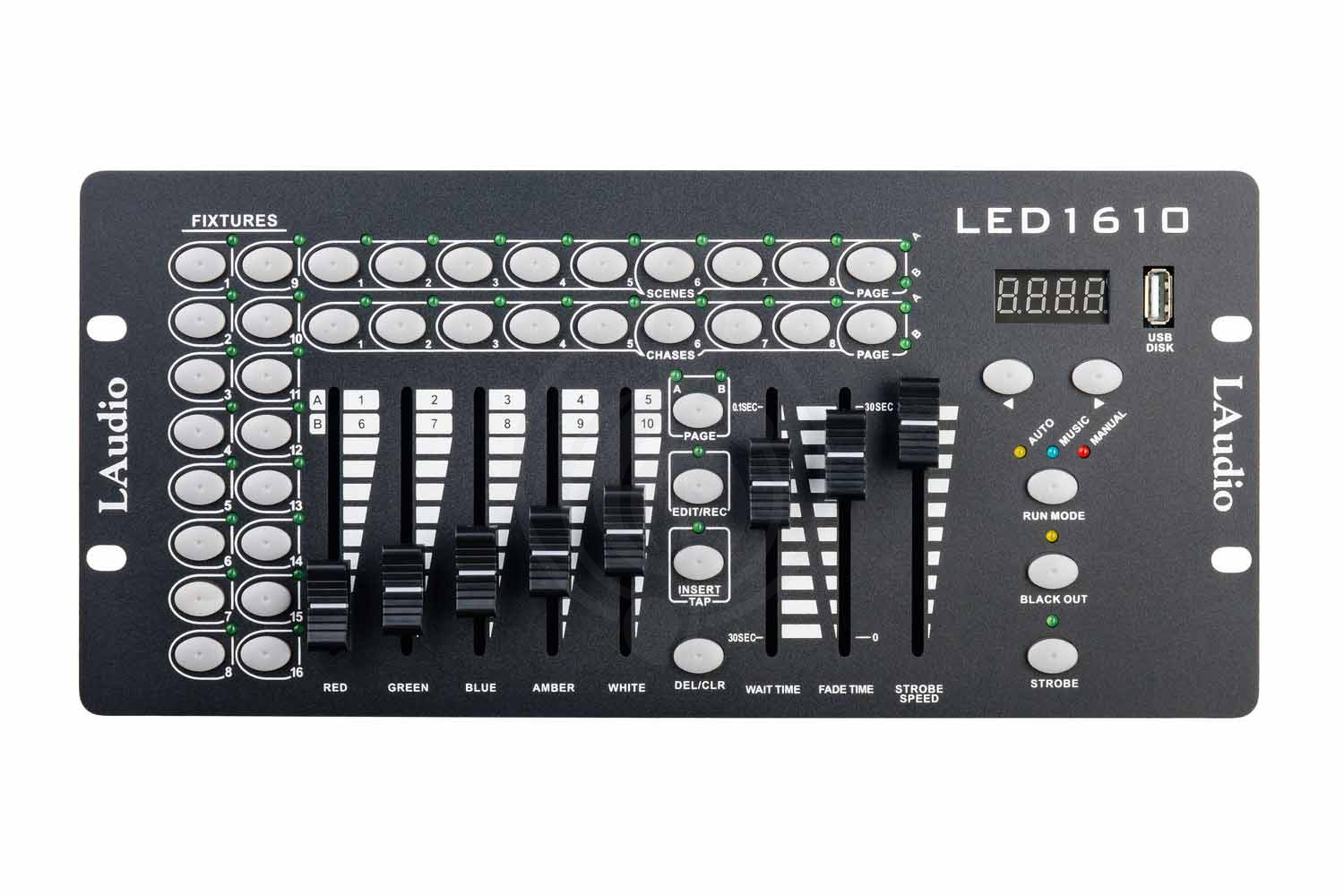 Пульт и контроллер DMX Laudio DMX-LED-1610 - DMX Контроллер, LAudio DMX-LED-1610 в магазине Доминанта мьюзик - фото 5