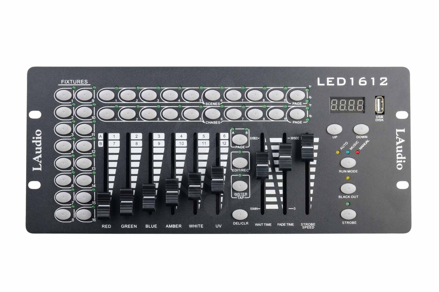Пульт и контроллер DMX LAudio DMX-LED-1612 - DMX Контроллер, LAudio DMX-LED-1612 в магазине Доминанта мьюзик - фото 5