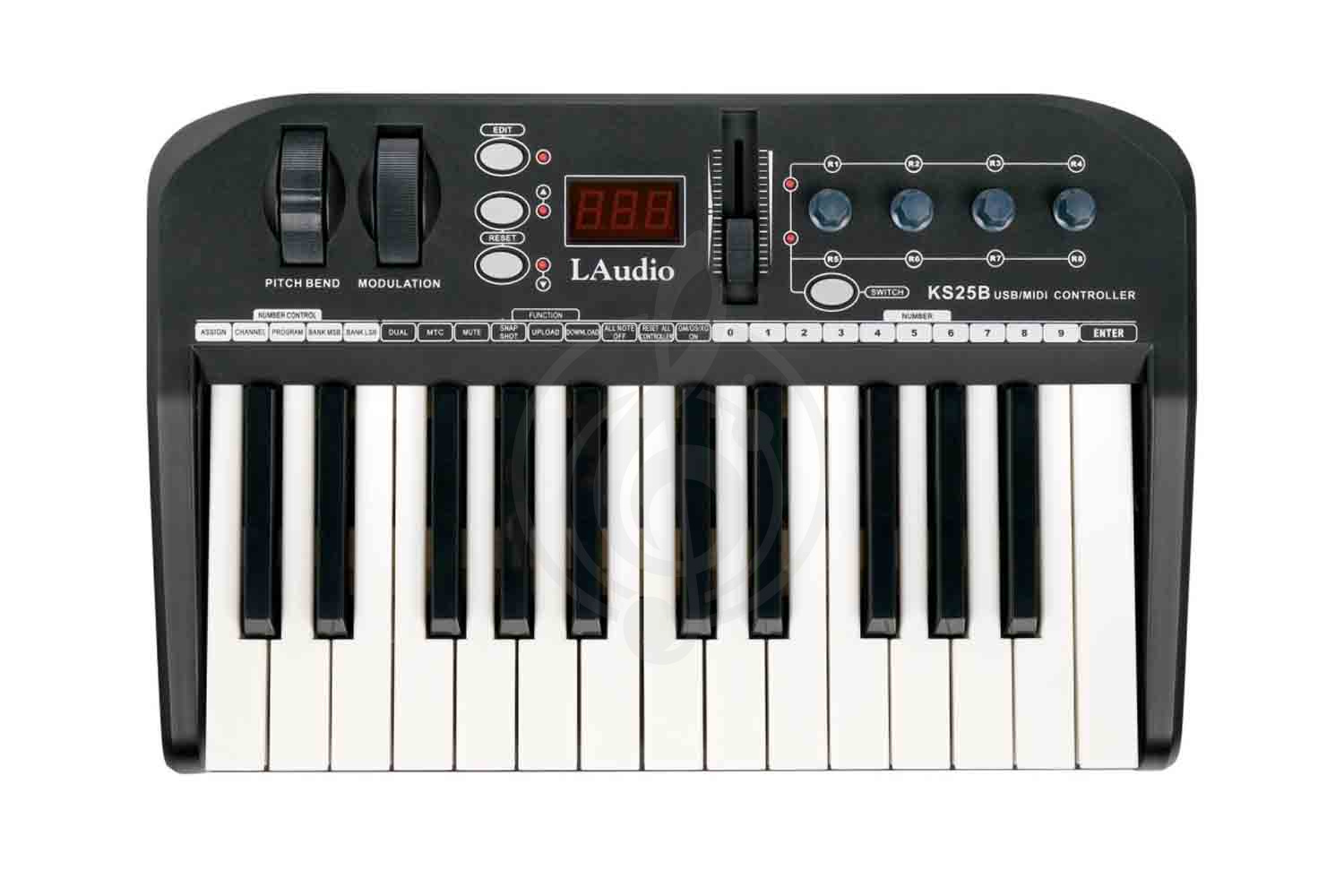 MIDI-контроллер LAudio KS25B - MIDI-контроллер, 25 клавиш, LAudio KS25B в магазине Доминанта мьюзик - фото 1