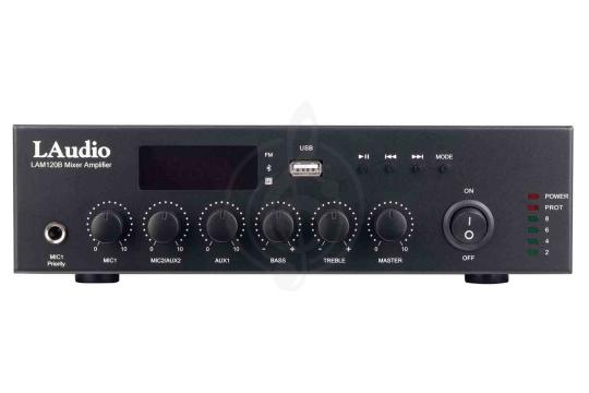 Радиоузел LAudio LAM120B - Микшер усилитель мощности трансляционный, 120Вт, LAudio LAM120B в магазине DominantaMusic - фото 7