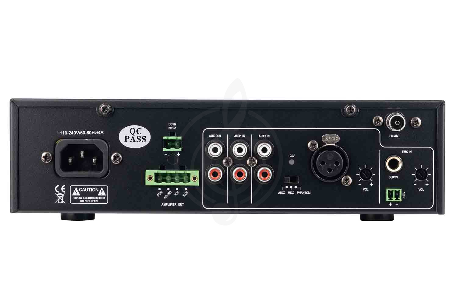 Радиоузел LAudio LAM120B - Микшер усилитель мощности трансляционный, 120Вт, LAudio LAM120B в магазине DominantaMusic - фото 6