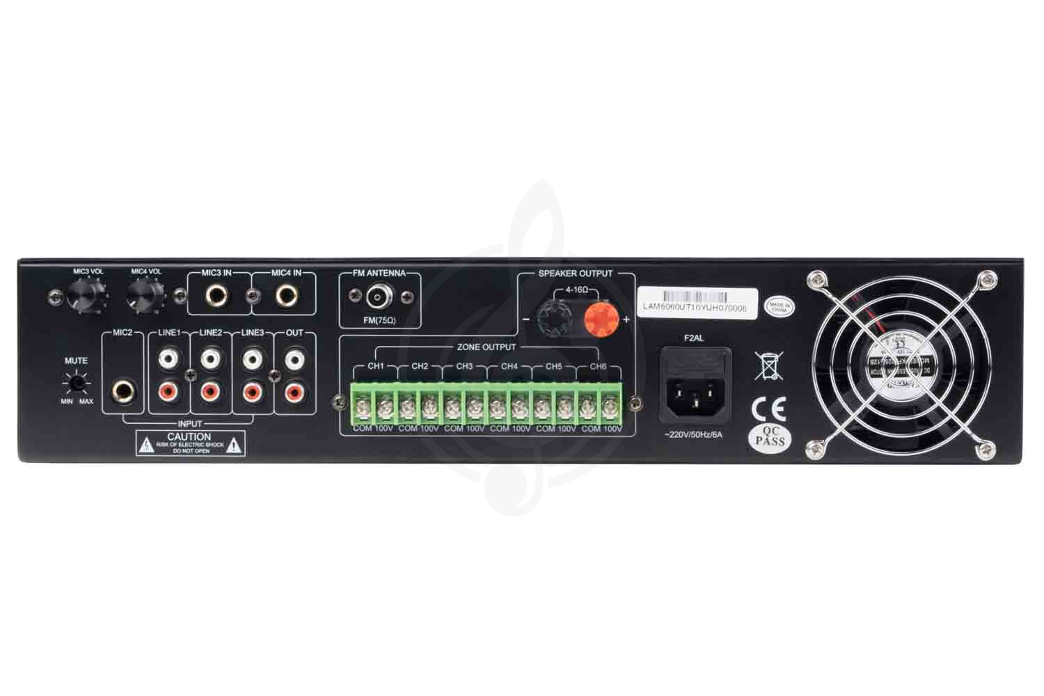 Радиоузел LAudio LAM6060UT - Усилитель мощности трансляционный, LAudio LAM6060UT в магазине DominantaMusic - фото 7