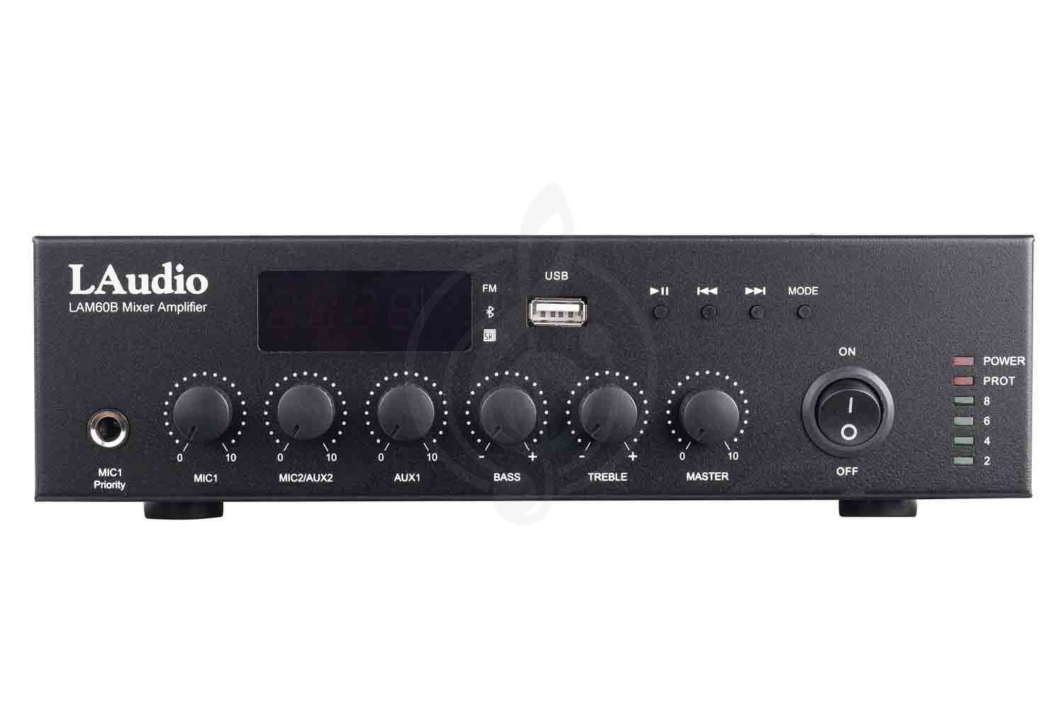 Радиоузел LAudio LAM60B - Микшер усилитель мощности трансляционный, LAudio LAM60B в магазине DominantaMusic - фото 6