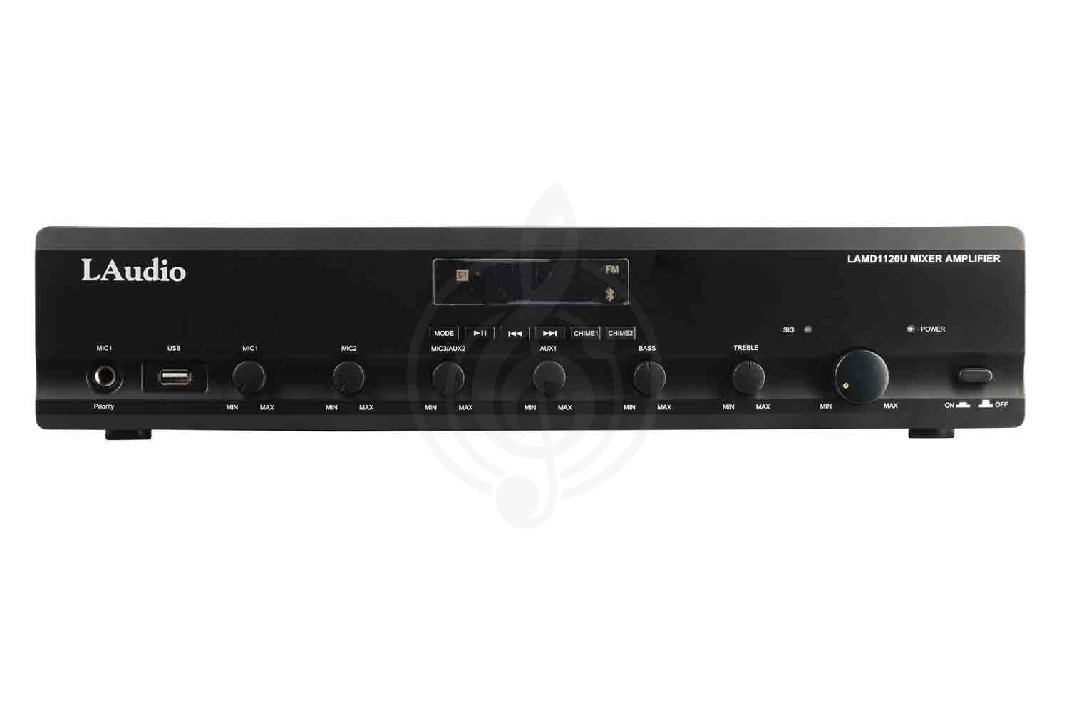 Радиоузел LAudio LAMD1120U Микшер усилитель мощности трансляционный, 120Вт, LAudio LAMD1120U в магазине DominantaMusic - фото 4