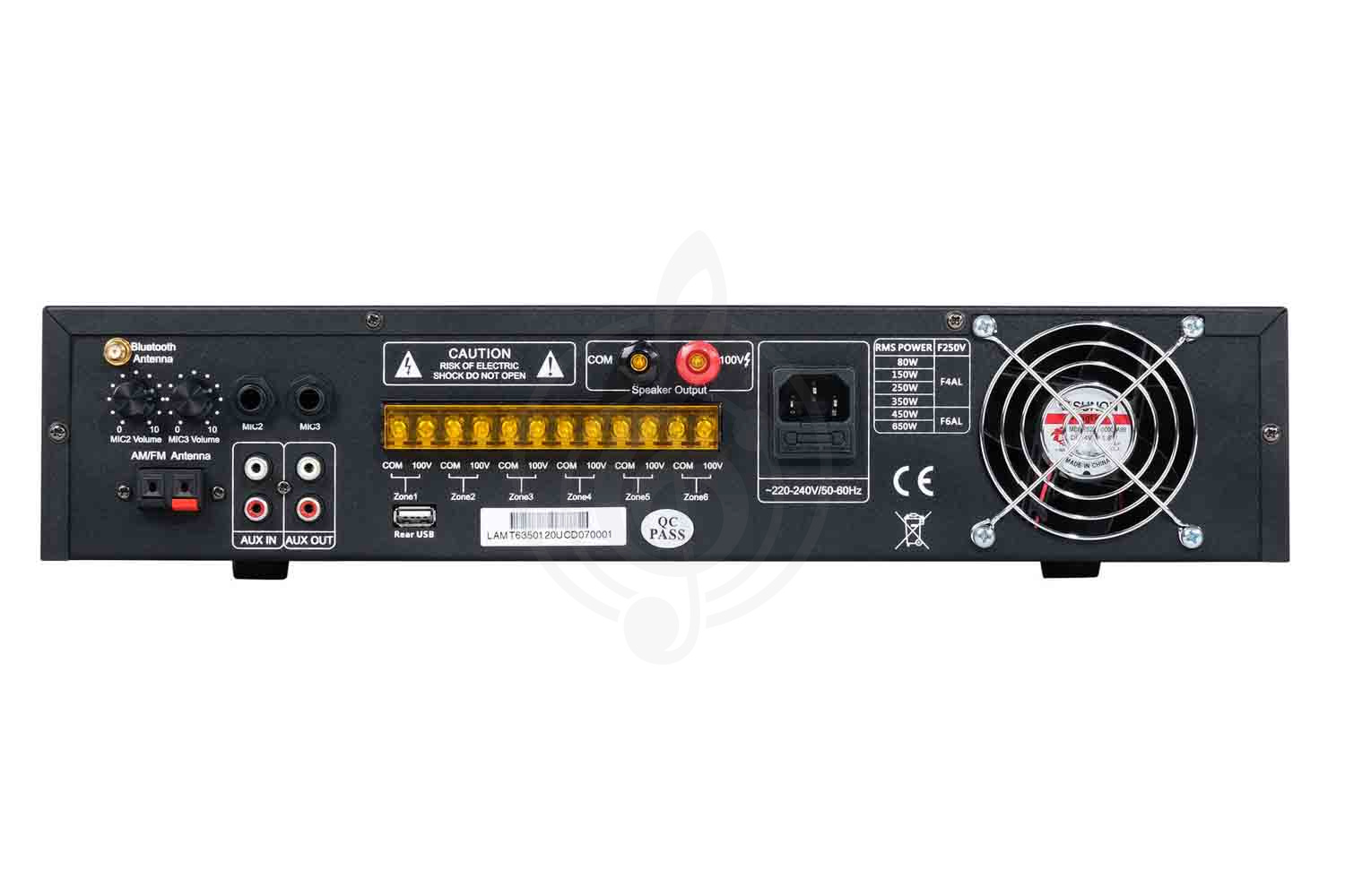 Радиоузел LAudio LAMT6350 - Усилитель мощности трансляционный, LAudio LAMT6350 в магазине DominantaMusic - фото 4