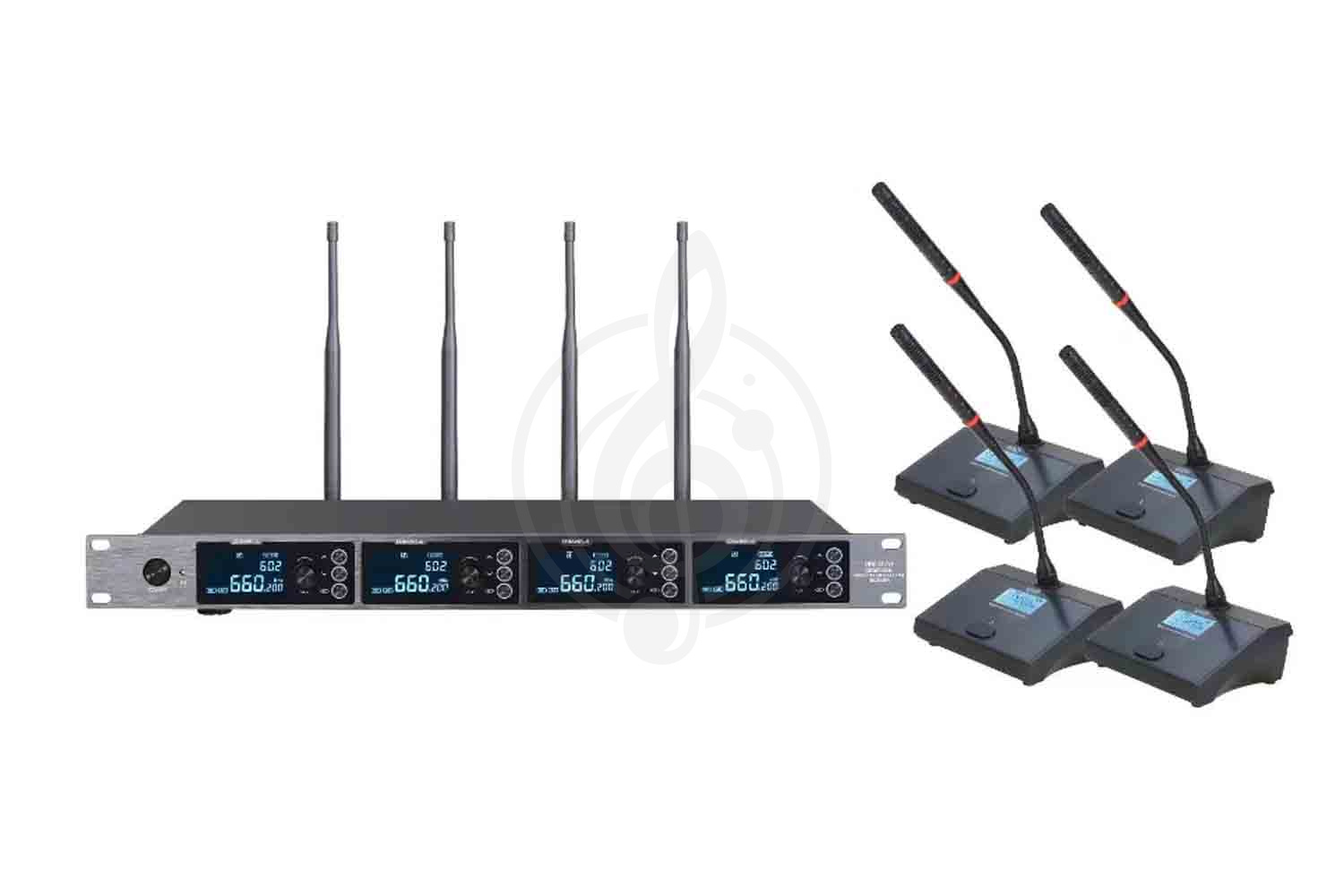 Беспроводная конференц-система LAudio LS-215-C - Беспроводная микрофонная конференц-система, LAudio LS-215-C в магазине Доминанта мьюзик - фото 1