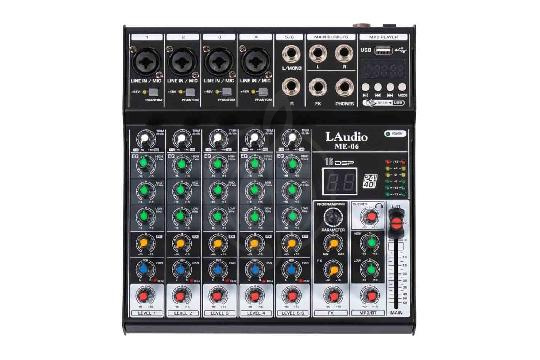 LAudio ME-06 - Микшерный пульт - фото 1 Аналоговый микшер LAudio ME-06 - Микшерный пульт, ME-06 в магазине DominantaMusic - фото 1