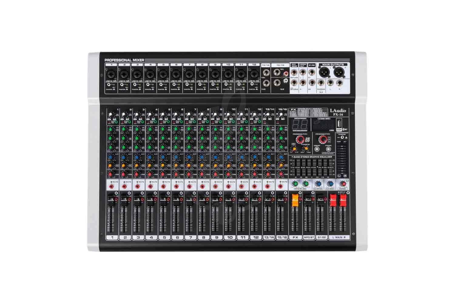 Аналоговый микшер LAudio PX-16 - Микшерный пульт, 16 каналов, LAudio PX-16 в магазине Доминанта мьюзик - фото 1