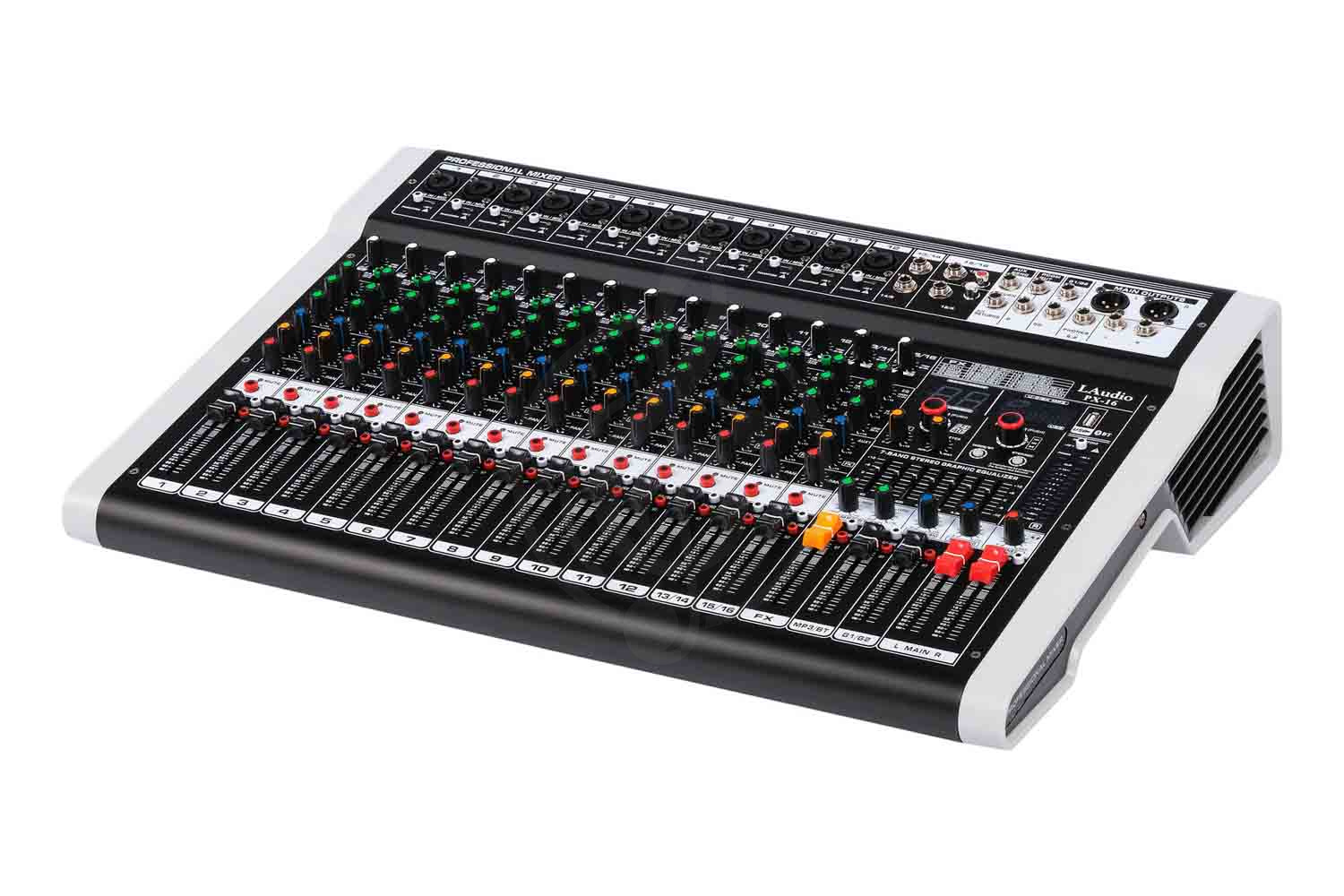 Аналоговый микшер LAudio PX-16 - Микшерный пульт, 16 каналов, LAudio PX-16 в магазине Доминанта мьюзик - фото 4