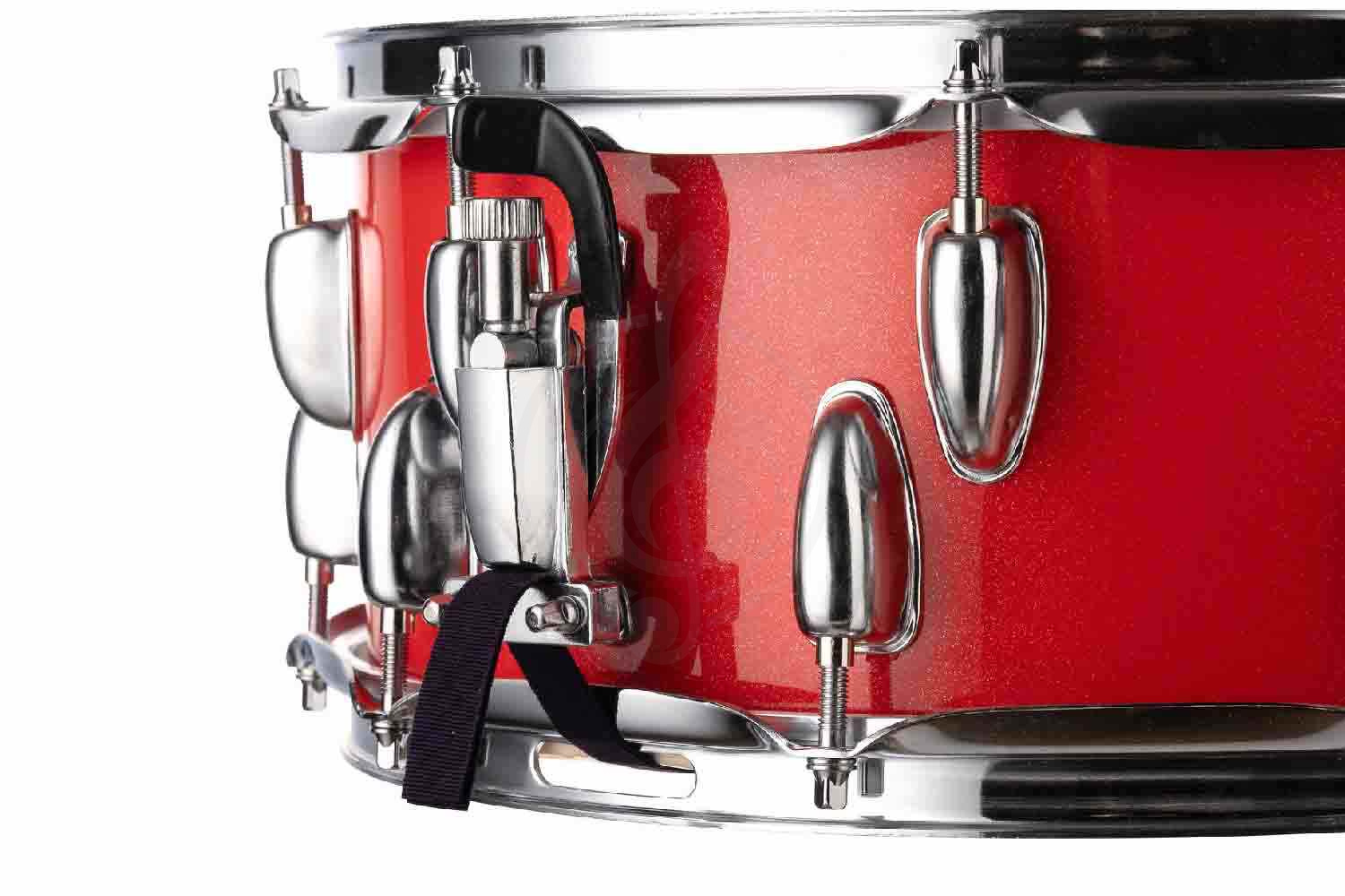 Малый барабан LDrum LD5408SN - Малый барабан, красный,14"х5,5", LDrums LD5408SN в магазине DominantaMusic - фото 3