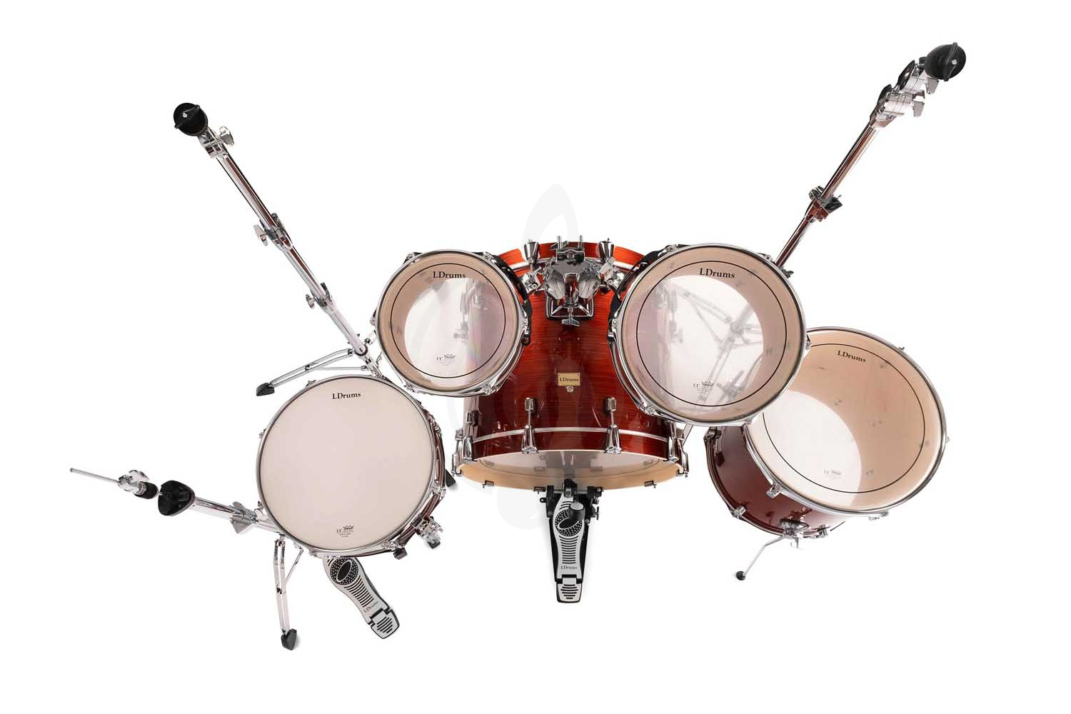 Комплект ударной установки LDrums 5001012 - Барабанная установка, красная,  5001012 в магазине DominantaMusic - фото 5