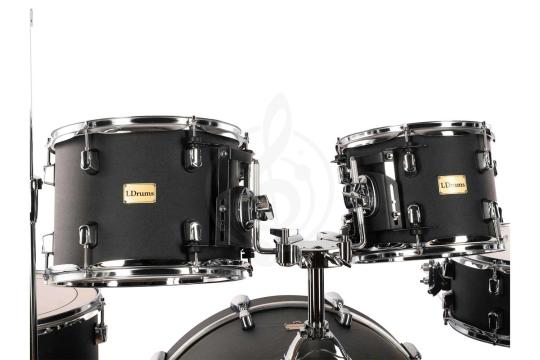 Комплект ударной установки LDrums 5001013 - Барабанная установка, черная,  5001013 в магазине DominantaMusic - фото 6