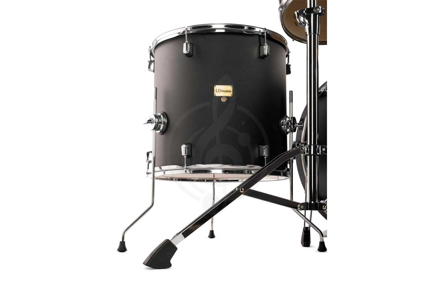 Комплект ударной установки LDrums 5001013 - Барабанная установка, черная,  5001013 в магазине DominantaMusic - фото 2