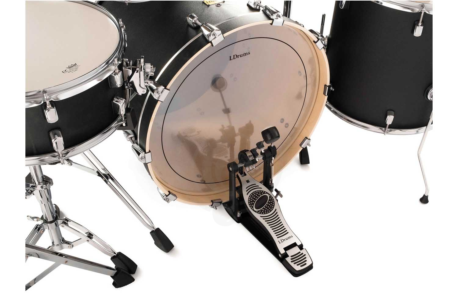 Комплект ударной установки LDrums 5001013 - Барабанная установка, черная,  5001013 в магазине DominantaMusic - фото 3