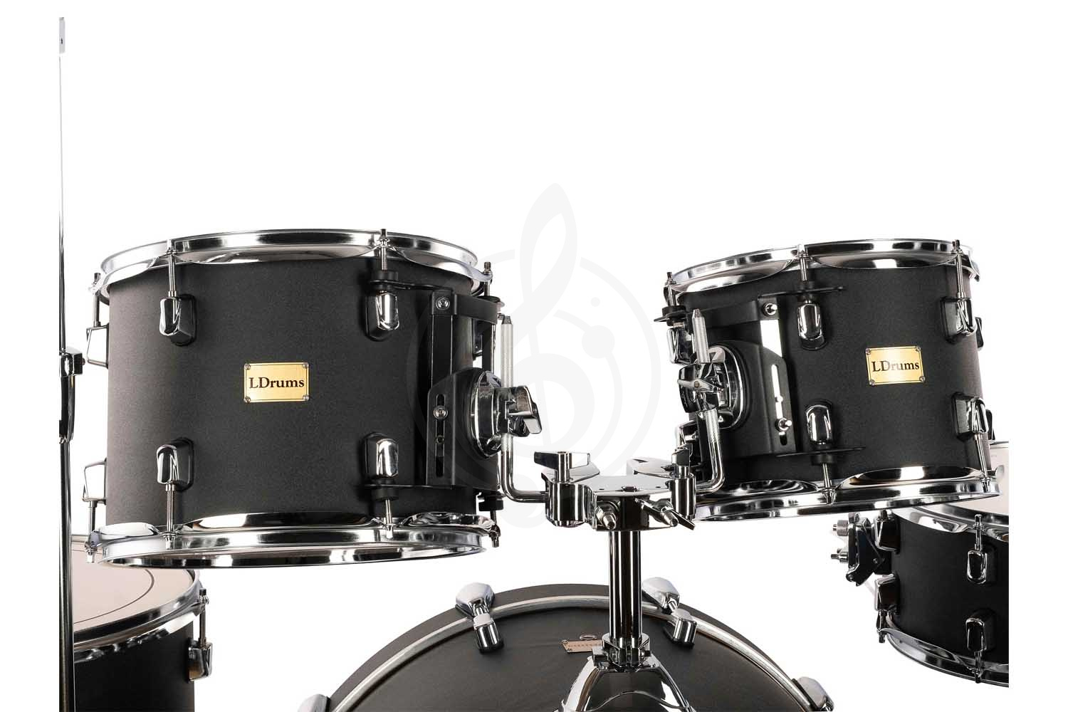 Комплект ударной установки LDrums 5001013 - Барабанная установка, черная,  5001013 в магазине DominantaMusic - фото 6