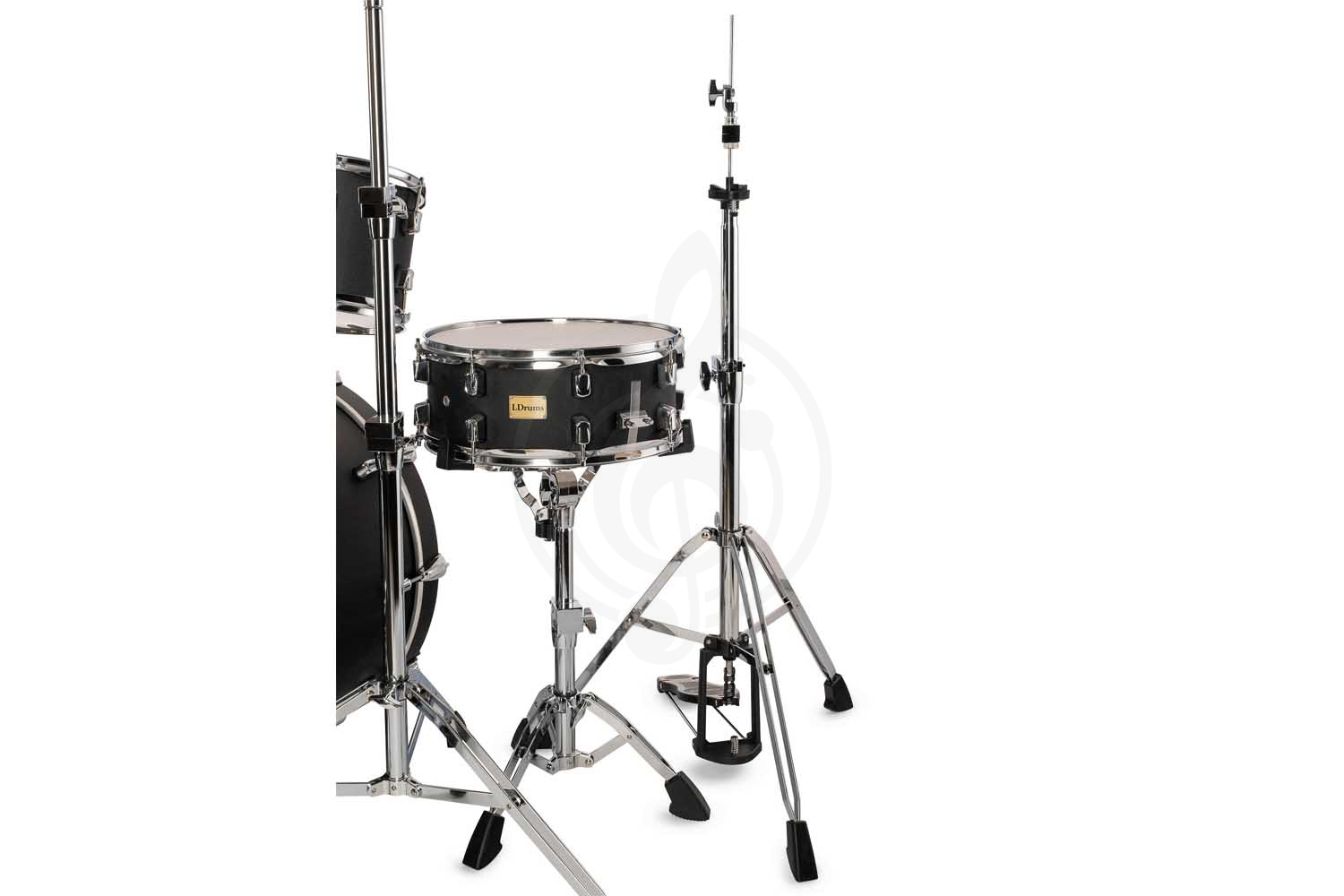 Комплект ударной установки LDrums 5001013 - Барабанная установка, черная,  5001013 в магазине DominantaMusic - фото 12