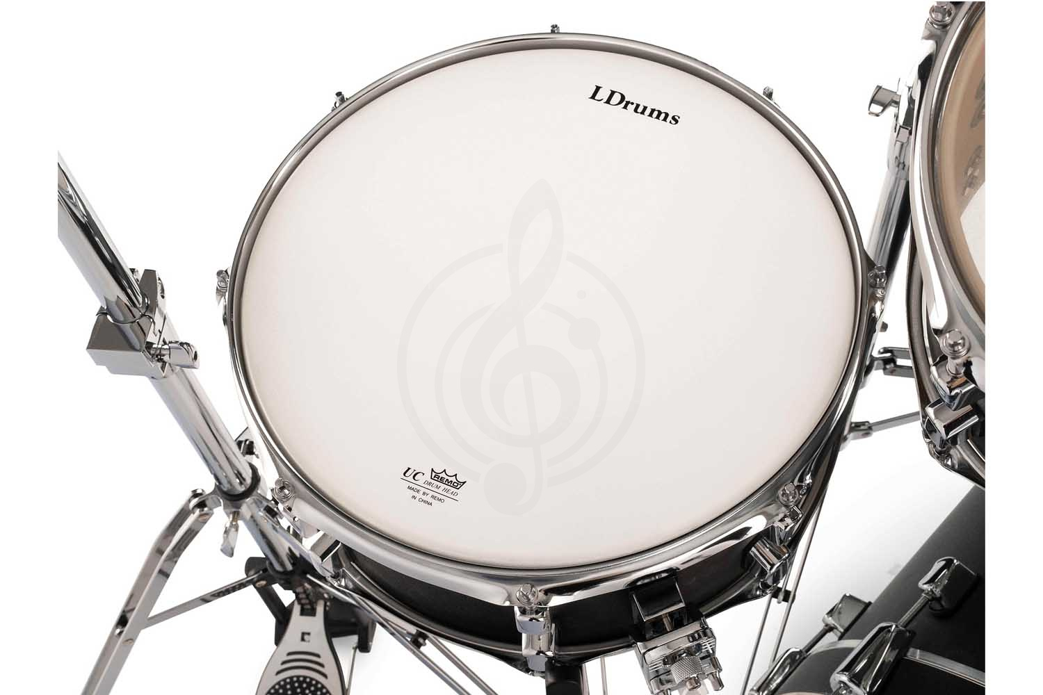 Комплект ударной установки LDrums 5001013 - Барабанная установка, черная,  5001013 в магазине DominantaMusic - фото 14