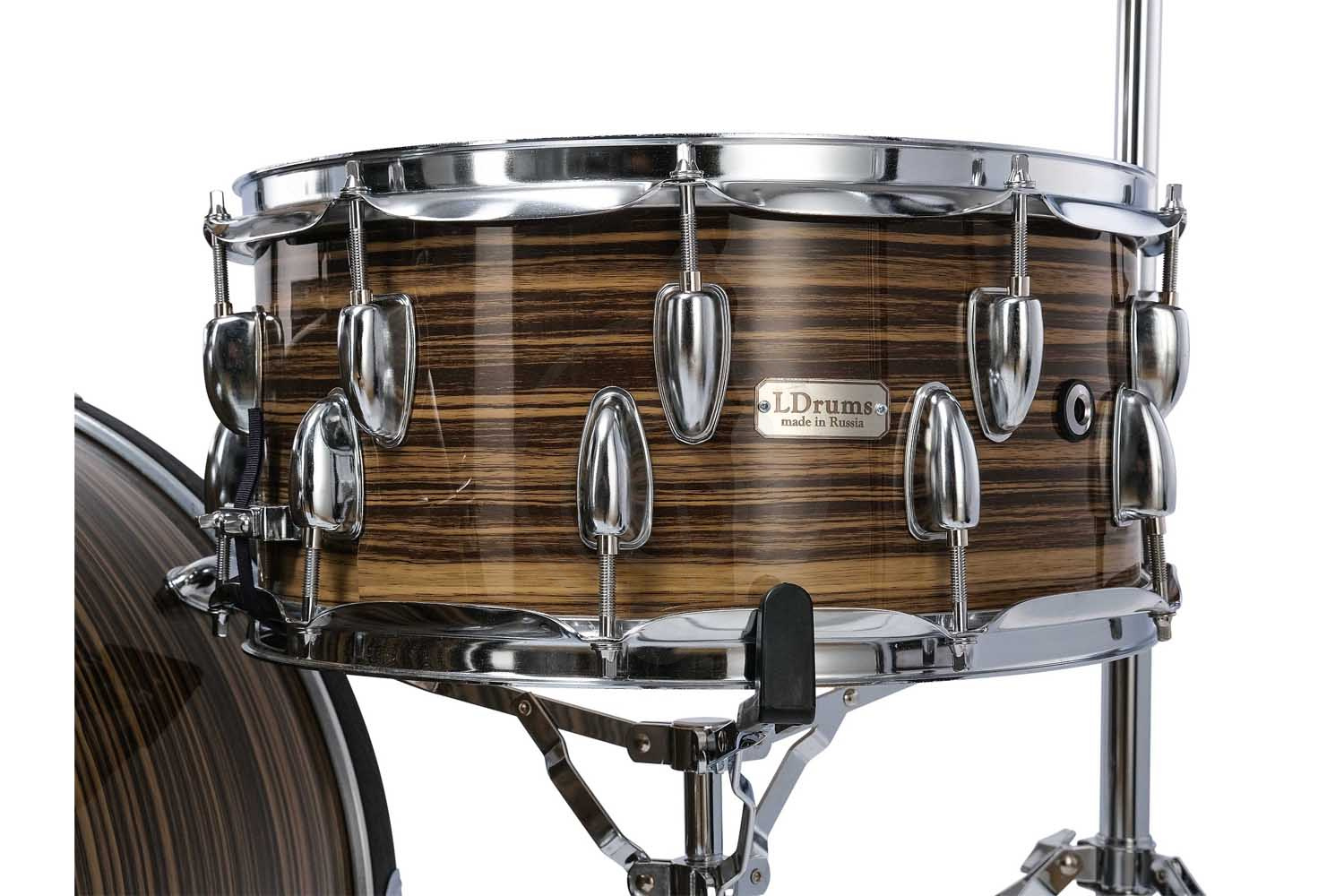 Комплект ударной установки LDrums LD-2218-64-09 - Барабанная установка, зебрано,  LD-2218-64-09 в магазине DominantaMusic - фото 3