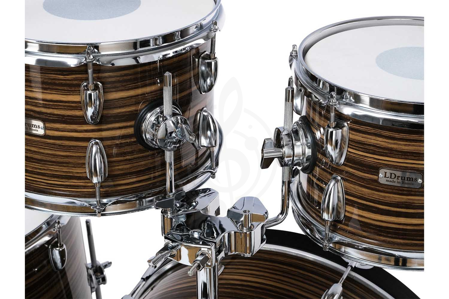 Комплект ударной установки LDrums LD-2218-64-09 - Барабанная установка, зебрано,  LD-2218-64-09 в магазине DominantaMusic - фото 12