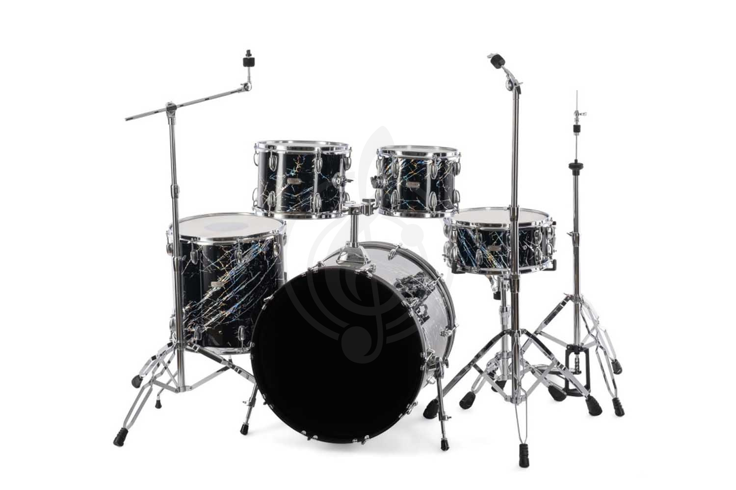 Ударная установка LDrums LD-2220-64-04 - Барабанная установка, черный мрамор ,  LD-2220-64-04 в магазине DominantaMusic - фото 1