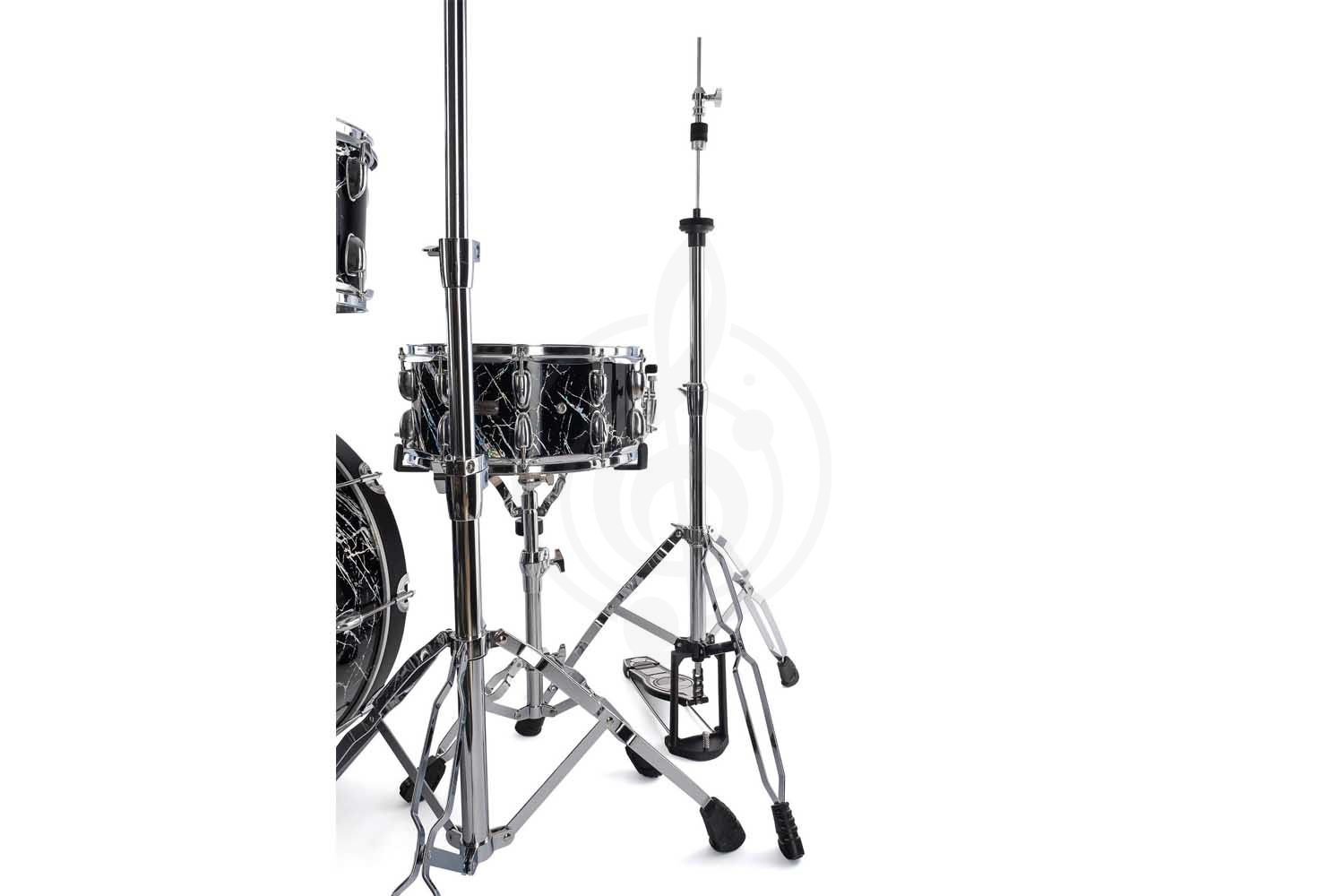 Комплект ударной установки LDrums LD-2220-64-04 - Барабанная установка, черный мрамор ,  LD-2220-64-04 в магазине DominantaMusic - фото 