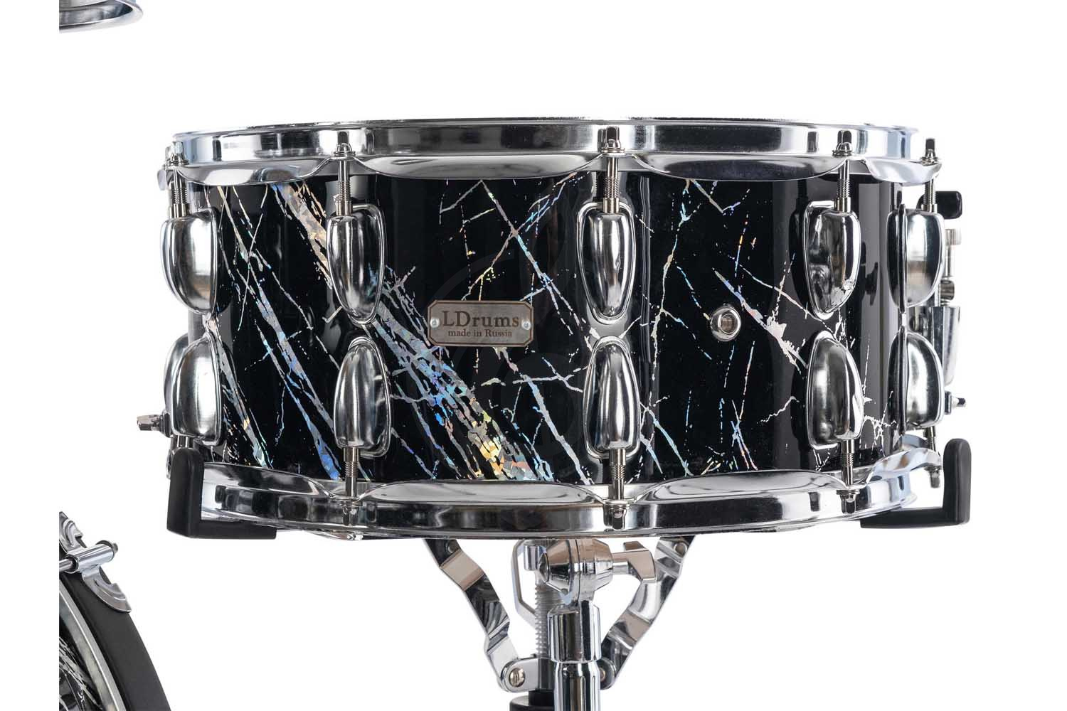 Комплект ударной установки LDrums LD-2220-64-04 - Барабанная установка, черный мрамор ,  LD-2220-64-04 в магазине DominantaMusic - фото 