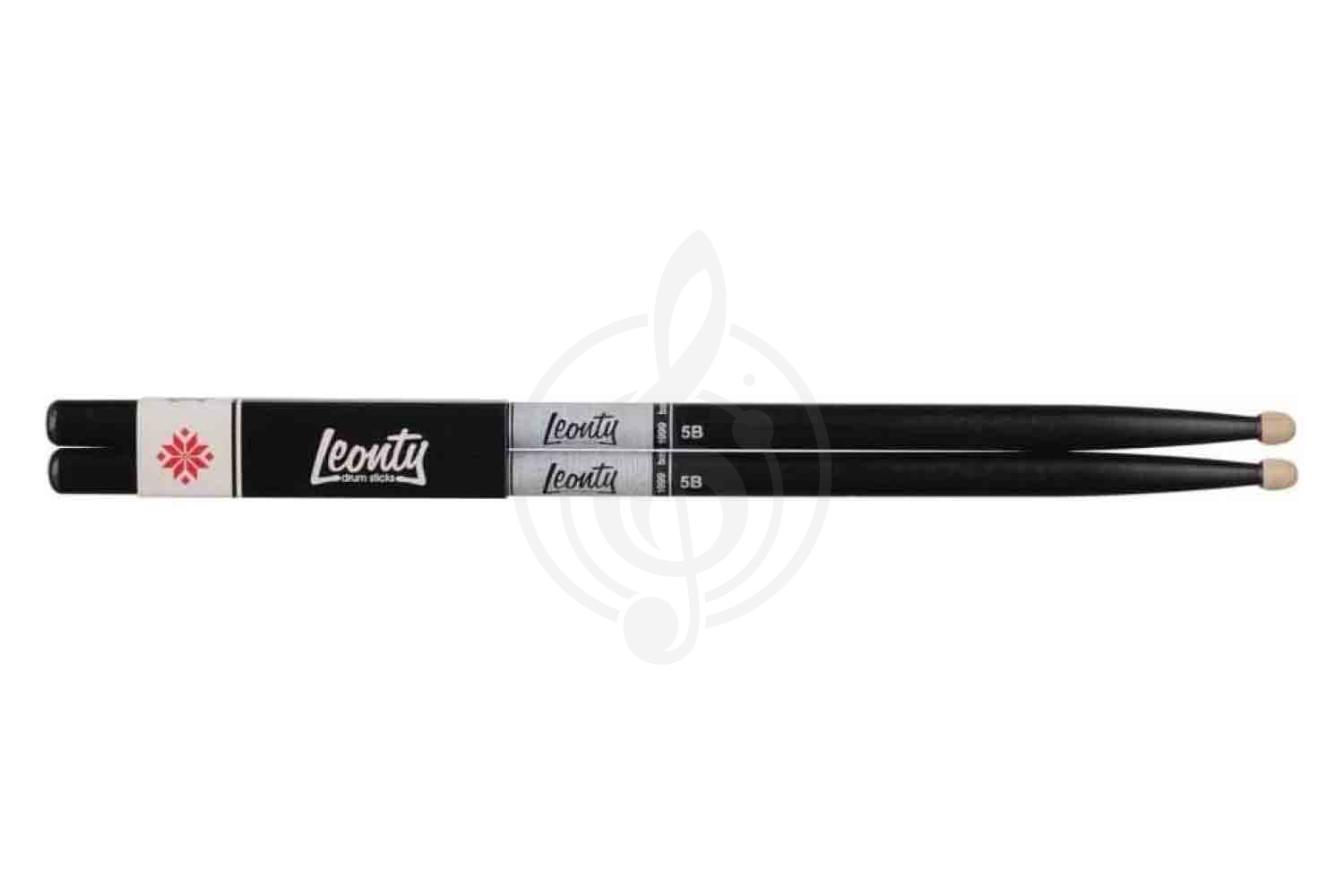 Палочки для барабанов LEONTY LB5BW - Барабанные палочки черные, Leonty  LB5BW в магазине DominantaMusic - фото 1