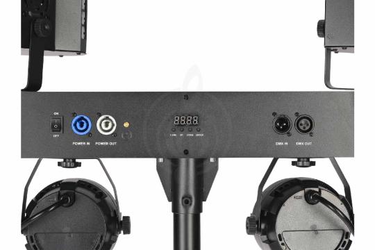 Дискотечный прибор (LED эффекты) LFocus LCB803 - Комплект светодиодных прожекторов на стойке, 200 Вт,  LCB803 в магазине Доминанта мьюзик - фото 3