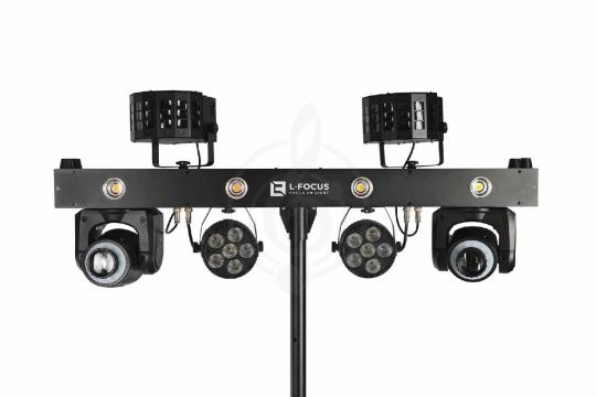 Дискотечный прибор (LED эффекты) LFocus LCB803 - Комплект светодиодных прожекторов на стойке, 200 Вт,  LCB803 в магазине Доминанта мьюзик - фото 6