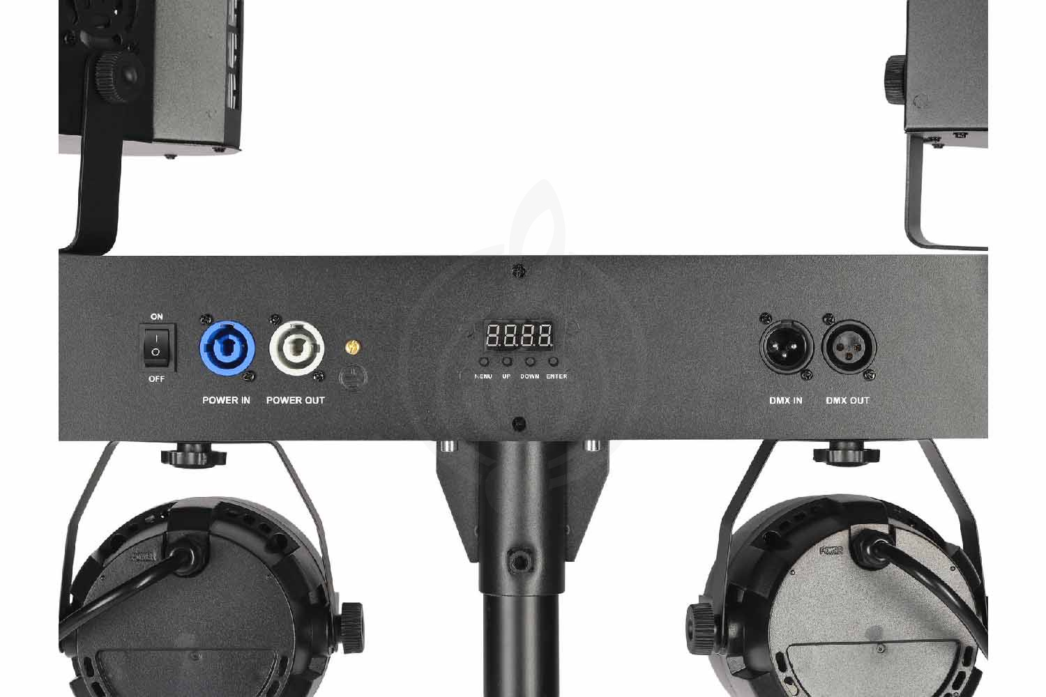Дискотечный прибор (LED эффекты) LFocus LCB803 - Комплект светодиодных прожекторов на стойке, 200 Вт,  LCB803 в магазине Доминанта мьюзик - фото 3