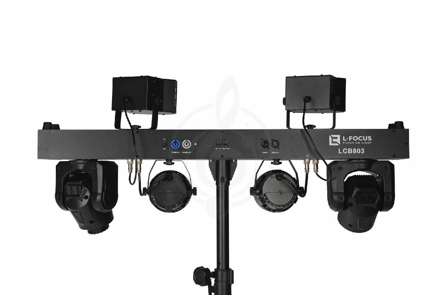 Дискотечный прибор (LED эффекты) LFocus LCB803 - Комплект светодиодных прожекторов на стойке, 200 Вт,  LCB803 в магазине Доминанта мьюзик - фото 8