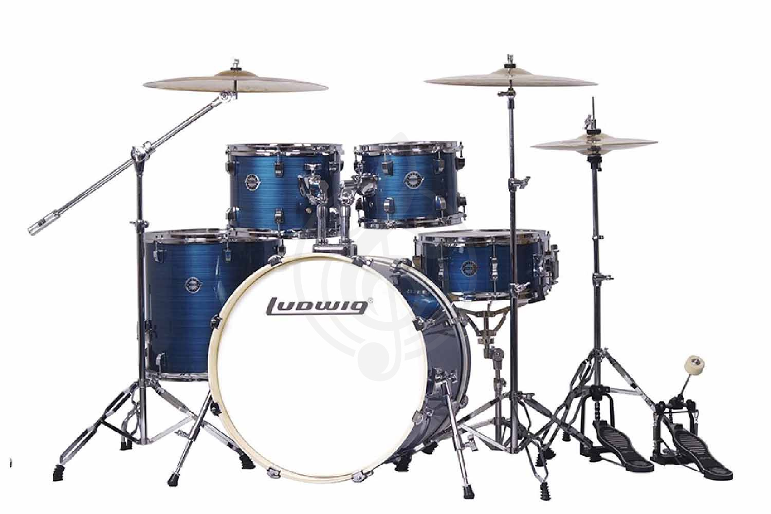 Ударная установка Ludwig LC198-4 Accent Pro - Барабанная установка, Ludwig LC198-4 Accent Pro в магазине Доминанта мьюзик - фото 1