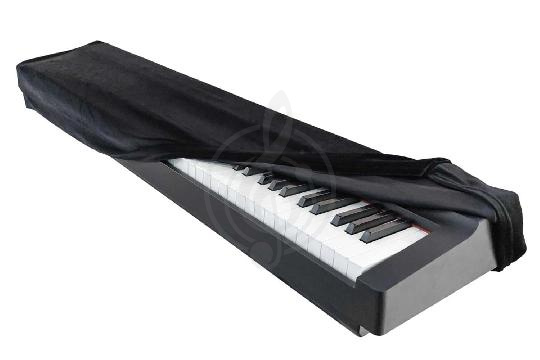 Накидка для цифровых пианино Lutner Aka-015B - Накидка для цифрового пианино универсальная бархатная, черная, Lutner Aka-015B в магазине DominantaMusic - фото 1