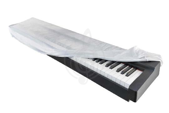 Накидка для цифровых пианино Lutner Aka-015W - Накидка для цифрового пианино универсальная бархатная, белая, Lutner Aka-015W в магазине DominantaMusic - фото 1