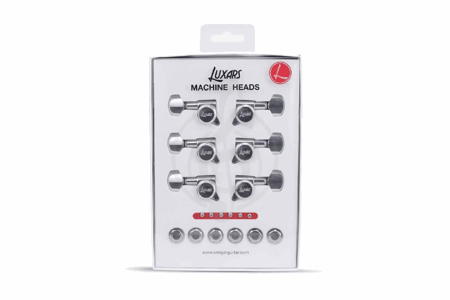 Колок для гитары Luxars LTA-50A-CR - Колки для гитары, локовые, 3+3, хром, Luxars LTA-50A-CR в магазине Доминанта мьюзик - фото 1