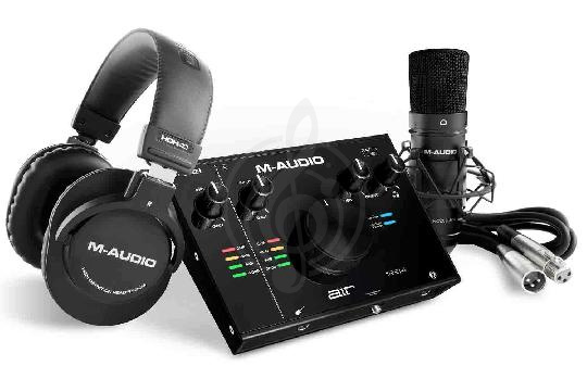 Изображение M-Audio AIR 192 4 Vocal Studio Pro - Комплект: USB аудиоинтерфейс, наушники,  студийный микрофон