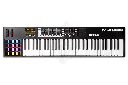 MIDI-клавиатура M-Audio CODE 61 Black - MIDI-клавиатура, M-Audio CODE 61 Black в магазине DominantaMusic - фото 1