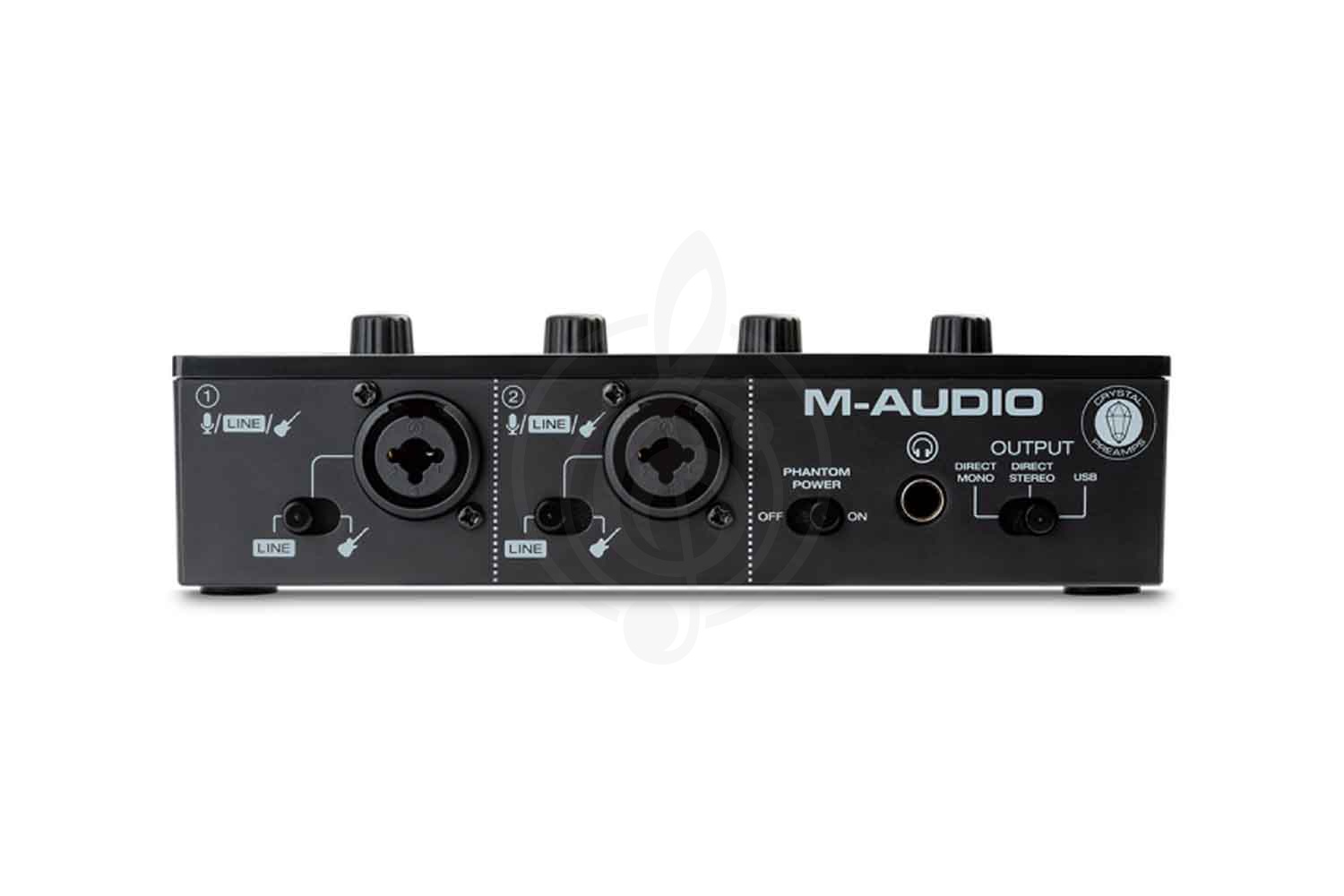 Звуковая карта M-Audio M-TRACK DUO USB - Аудиоинтерфейс, M-Audio M-TRACK DUO USB в магазине DominantaMusic - фото 2